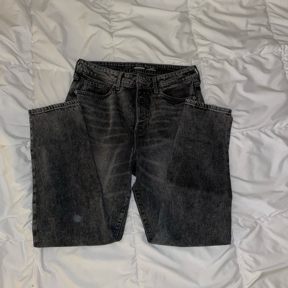 Old navy black og straight jeans